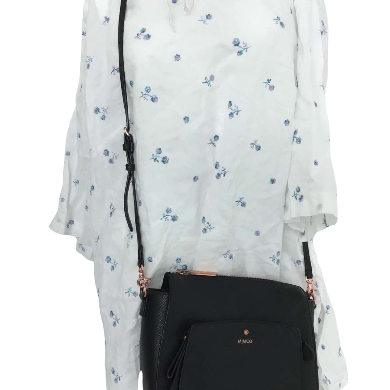 Mimco MIMMAZING Leather Cross Body Bag Black (s)