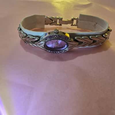  Womens Michelli Quartz Watch Pink  / Silver 
