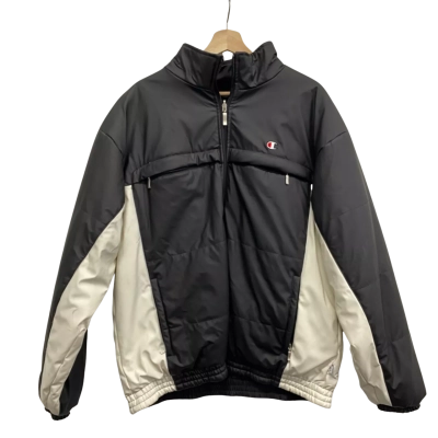 VINTAGE Champion Reversible Puffer Jacket Size L