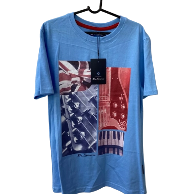 Ben Sherman Blue T-Shirt Blue 10-11 Yrs
