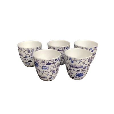 5 x Faux by Marino Jesse Bone China Cups