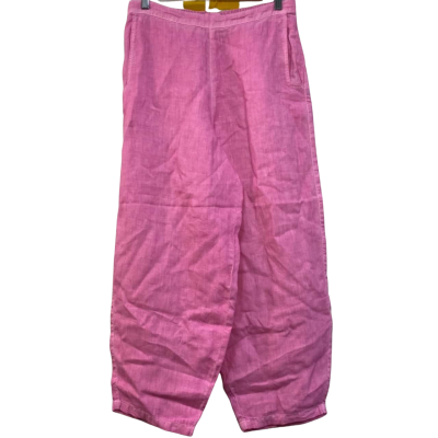 Clemente Womens  Size 2 Wide Leg Pants Pink  