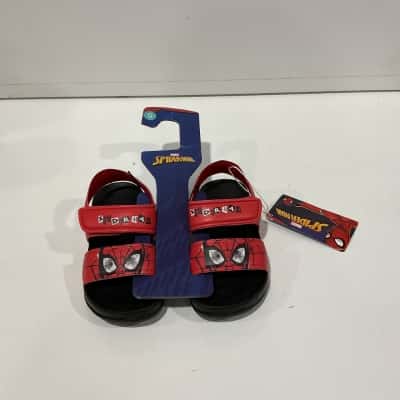 Marvel Spiderman Kids  Size 9 Shoes 