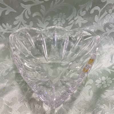 Mikasa Triangle Crystal Bowl