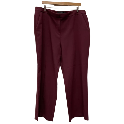 Portmans Curve   Size 22 Straight Leg Pants Maroon /Misty Grape