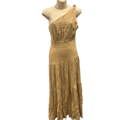 Showpo Womens  Size 8 Midi Dress Beige 