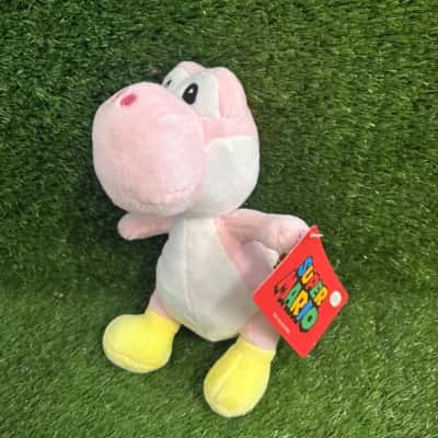 Nintendo Super Mario Pink Yoshi Plush Toy (New)