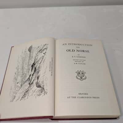 Introduction to old Norse by E.V. Gordon 2nd Edition