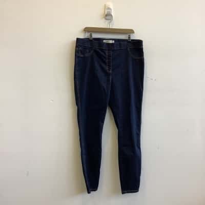 Brand New Sara Womens Size 18 Jeggings Jeans Navy Blue 