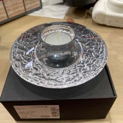 Orrefors Discus Candle Holder