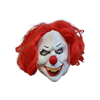 Adult Clown "pennywise" 2019 1/2 head mask Warner bros. entertainment Rubie's costume company Inc.