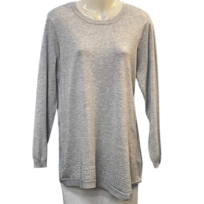 W. Lane Womens Size M Jumper Grey/Silver