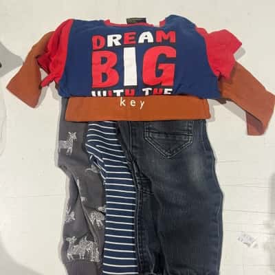  Kid's Size 1 Pants / T-Shirt Bundle of 5
