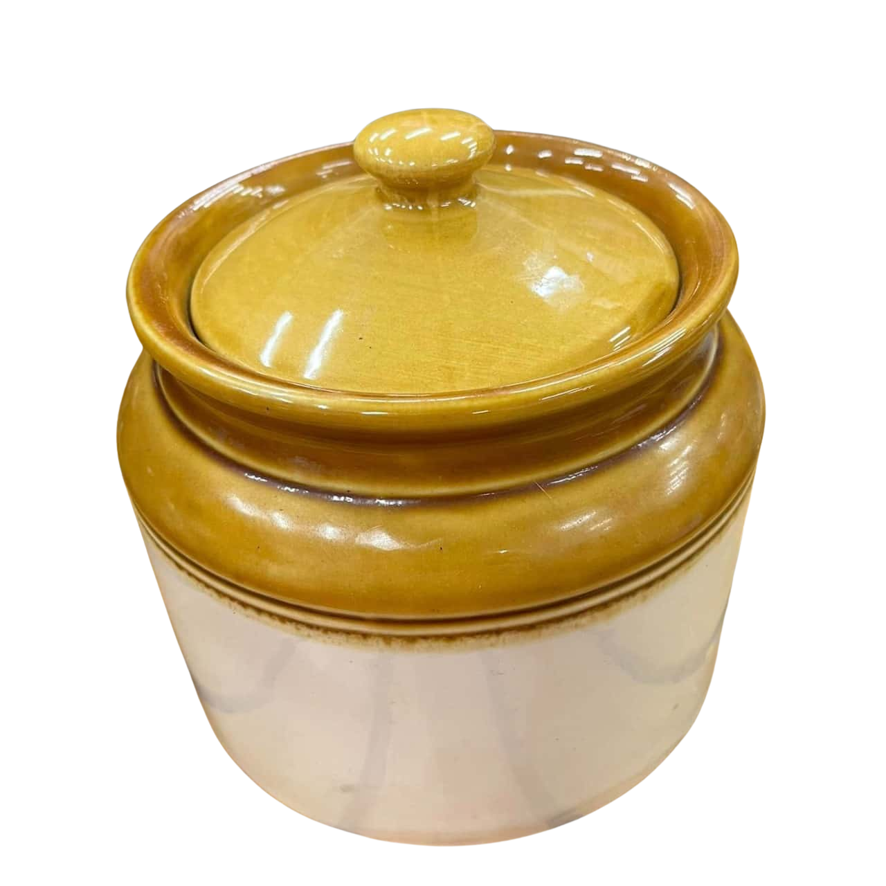 Bendigo Pottery Canister Great size for Biscuits(s)