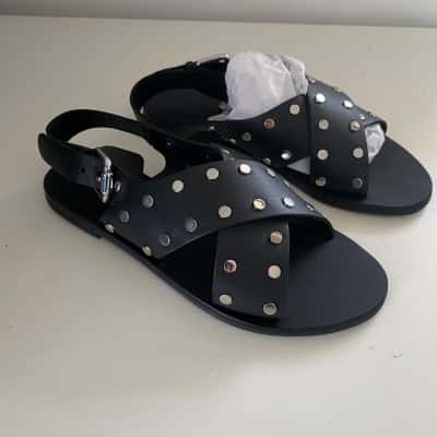 Sol Sana Black Kyra Sandals  Size 37