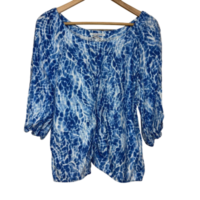 Country Road Organic Linen Top - Size 8 