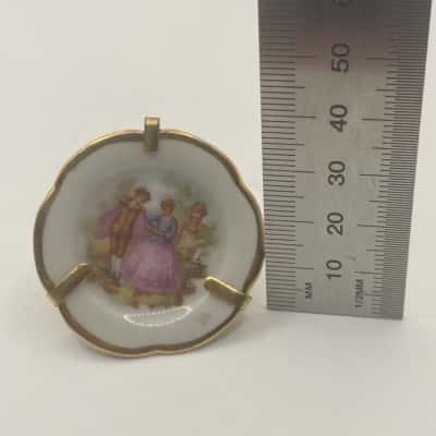 Limoges France mini porcelain plates