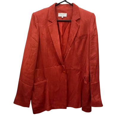Reiss Womens Size 12 Blazer Orange 