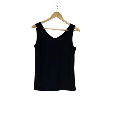 BNWT Philosophy Womens Size 12 Sleeveless REVERSIBLE Black Top 