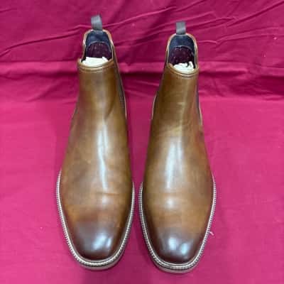 Julius Marlow Men's  Size 10 Scuttle Leather Boots Brown 