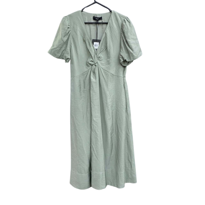 Basque Petite Womens  Size 14 Midi Dress Sage/Green 