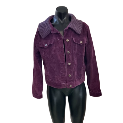 Yarra Trail Womens  Size 10 Open Jacket Purple 