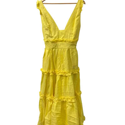 MackenzieMode Womens  Size 10 Formal Dress Yellow 