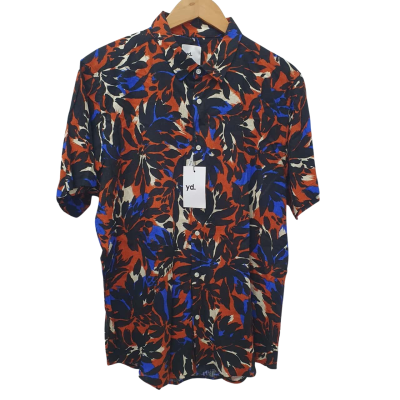 Yd. Mens  Size XL Short Sleeve Shirt Multicoloured 