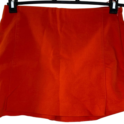Zara Womens  Skirt Size S Orange 