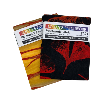 2 x Logans Patchwork Pieces each 30 x 110 cm   RRP $14.50
