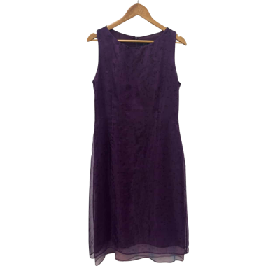 Ojay Womens  Size 14 Sleeveless Dress  Purple 