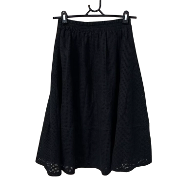 A Noi Korea Womens  Size S Waffle Skirt Black  