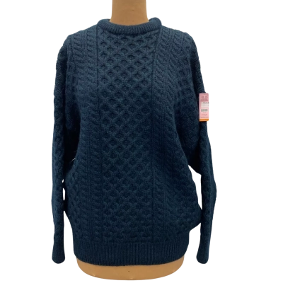 Mens Genuine Aran Knit Sweater Size XL