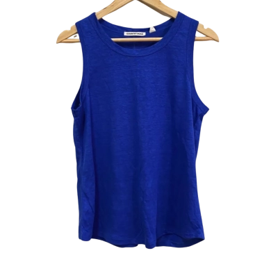 BNWT Country Road Womens  Size S Sleeveless Top Blue 