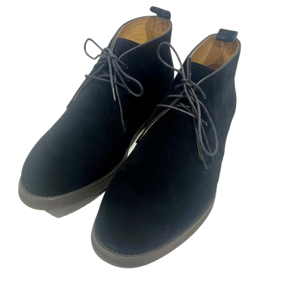 Aqulia Black Leather Boots Size 43
