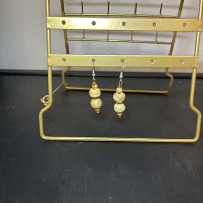 Sandstone bead earrings  