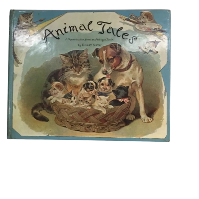 Vintage Animal Tales Earnest Nister Hard Cover Book