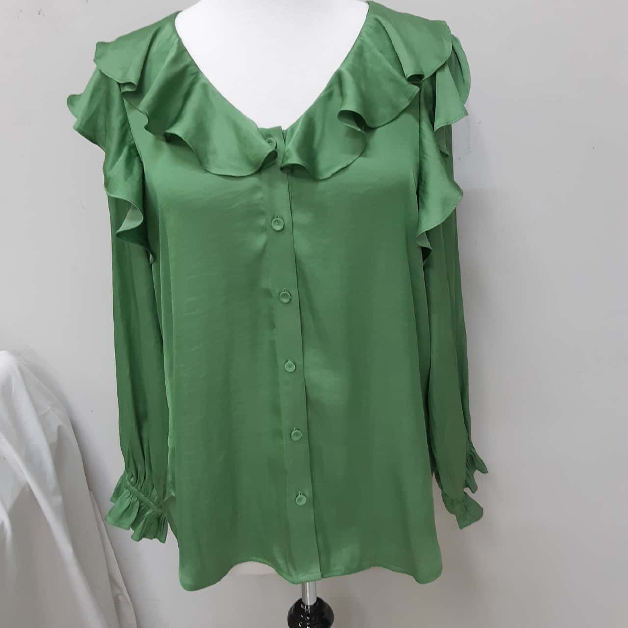 Viento Blouse - Moss Green