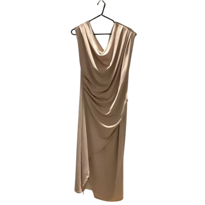 Carolina Womens  Size XXL Formal Dress / Maxi Dress Beige RRP $229.99