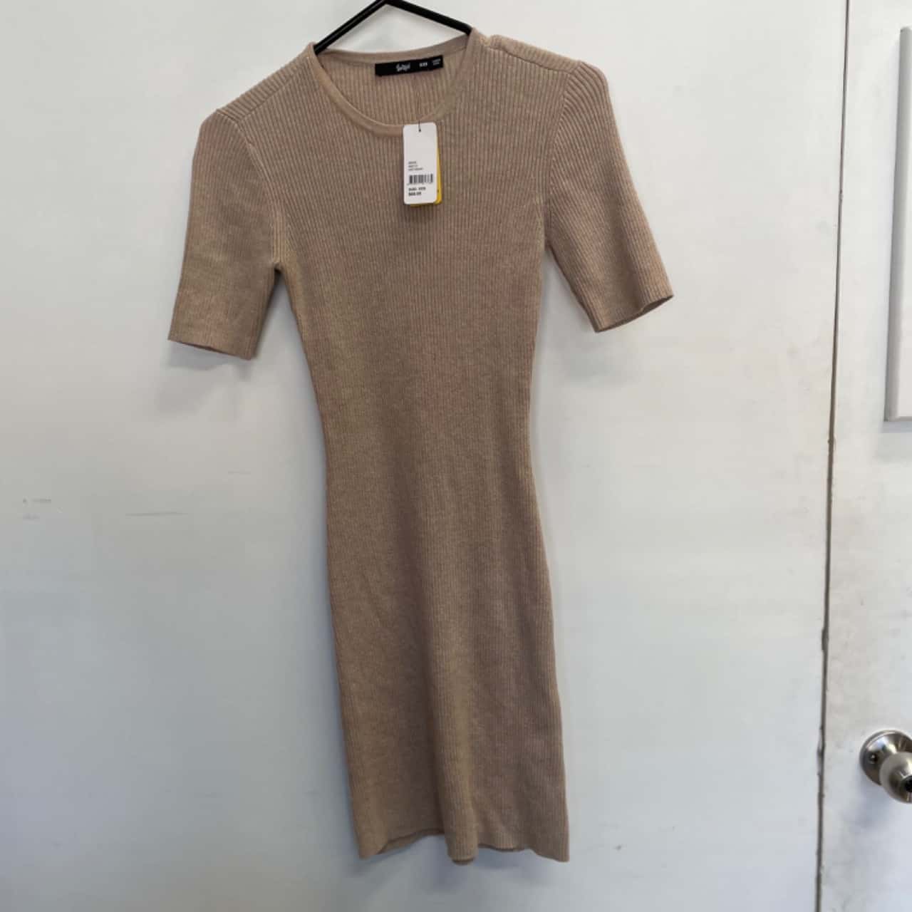 Sportsgirl Womens Size XXS BNWT Bodycon Dress Brown