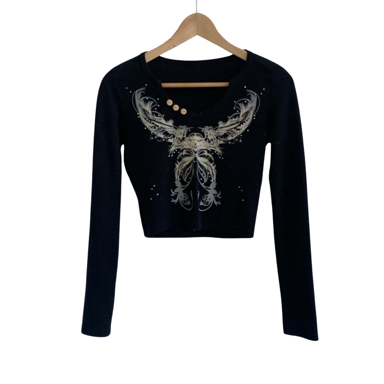 Y2K Long Sleeve Black Top(s)