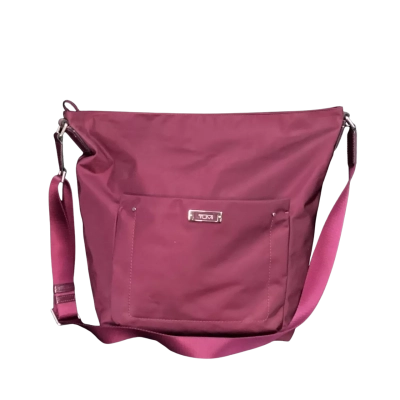 Tumi Large Nylon Postman’s Bag Maroon 