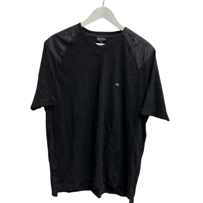 Jag Mens  Size XL Short Sleeve Shirt Black  