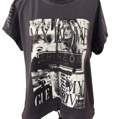 MONARI  Women's  Size 38 funky t-shirt 