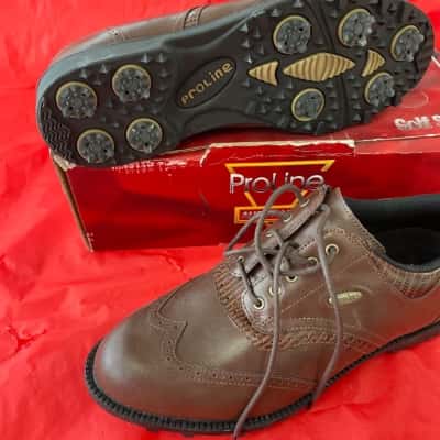 Proline  Mens  Golf shoes Size US 12 Brown 