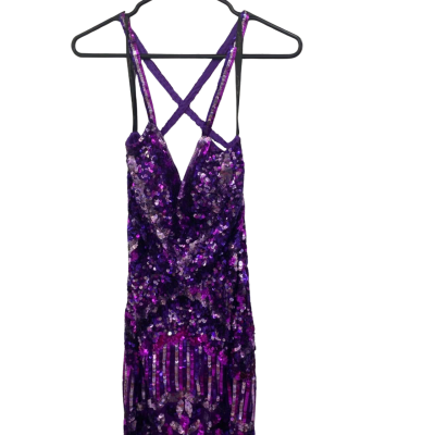 Macduggal  Womens  Size 6 Casual Dress Purple 