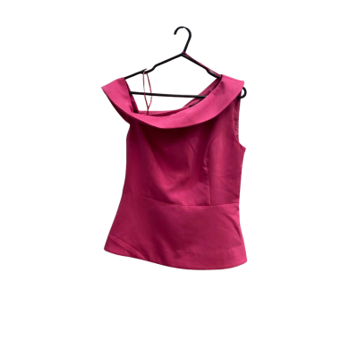 Portmans Womens Size 12 Pink One Shoulder Sleeveless Top