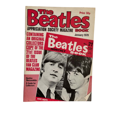 The Beatles Appreciation Society Magazine Book Reprint Of Original Issue No. 21 (Jan 1978 reprint of Original April 1965 Edition)