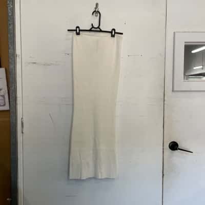 Ava & Ever Womens  Size 10 Maxi Skirt White 