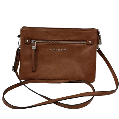 Wayne Cooper Brown cross body bag